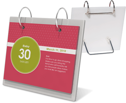 Personalized Flip Stand Countdown