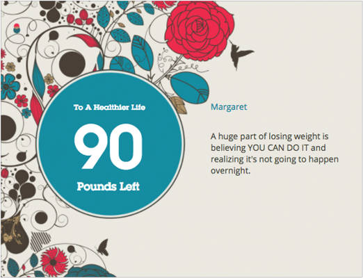 Pounds Left countdown